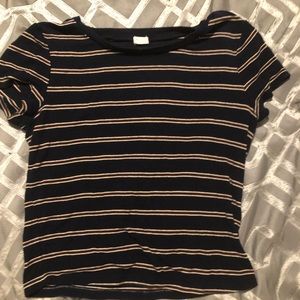 Stripped cropped top